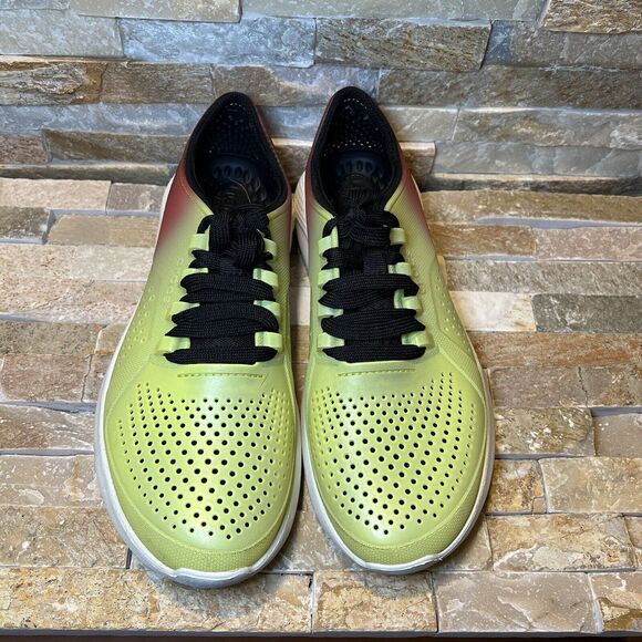 Crocs Literide Dip Pacer Mesh Lace Up Sneakers F900 Men's 8 | Women's 10 - Picture 6 of 13